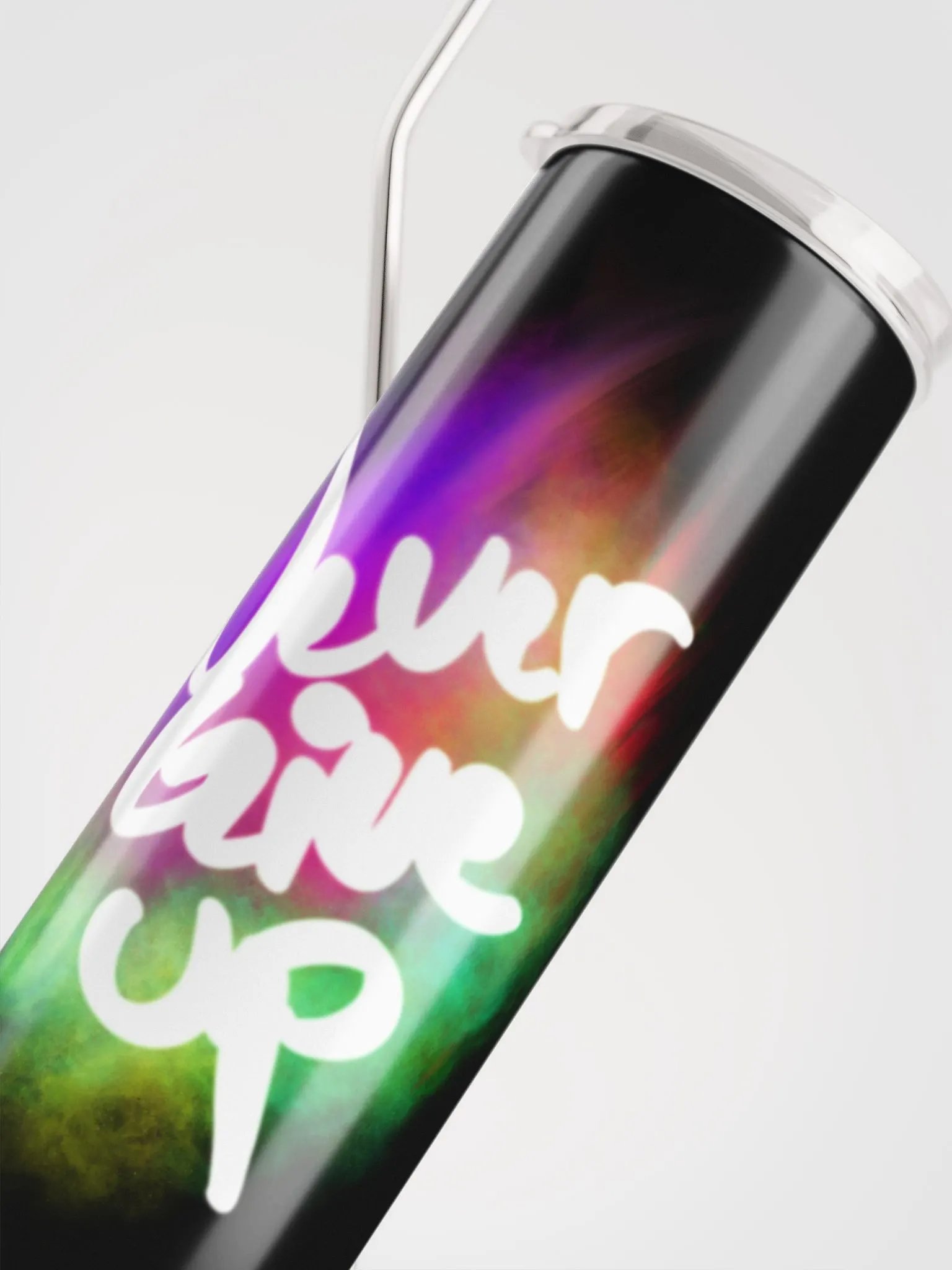 NEVER GIVE UP TUMBLER product image (5)