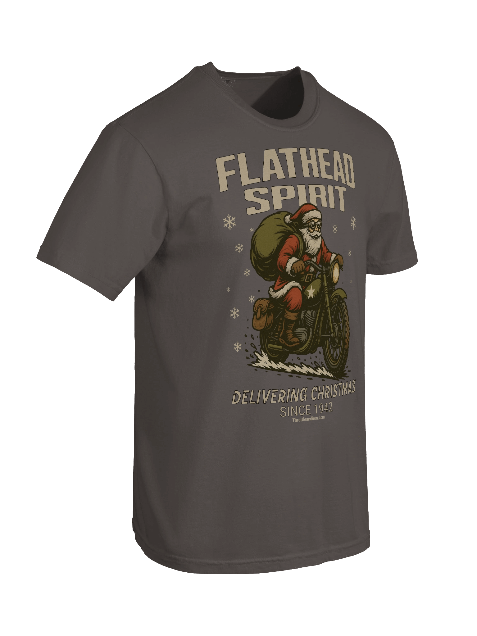 Throttle and Iron “Flathead Spirit” Christmas Hoodie — Vintage 1942 Edition product image (52)