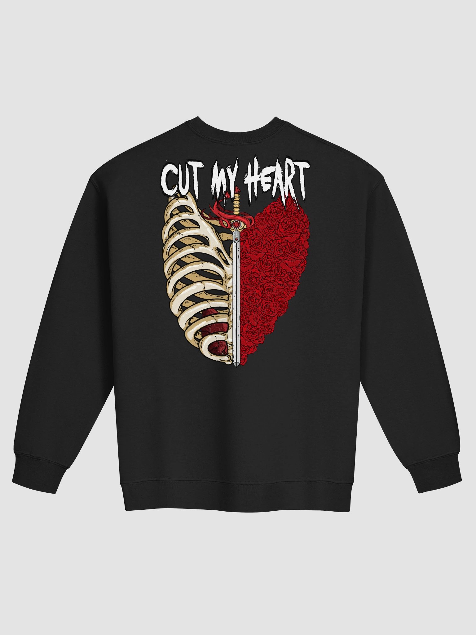 BxB Cut My Heart Crewneck ( Back Logo ) product image (10)