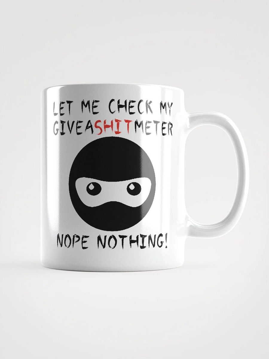 Give A Shit Meter Mug product image (1)