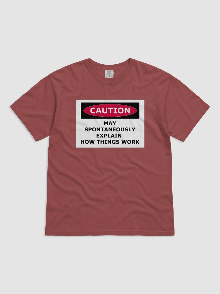 CAUTION spontaneous T-shirt product image (3)