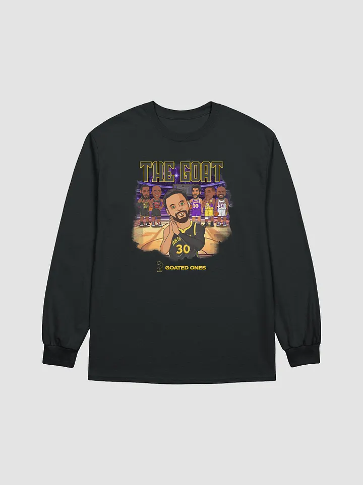 Basketball Goat: Steph Curry Long Sleeve Tshirt product image (1)