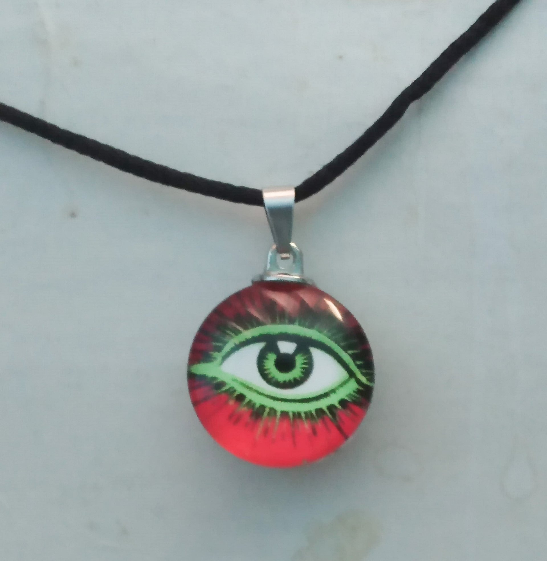 SALAM & SONS CHANDIWALE Official Red Evil Eye Pendant/Necklace For Men And Women product image (2)