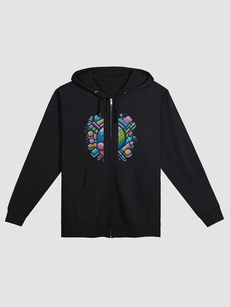 Whimsical Planet Zip-Up Hoodie product image (1)