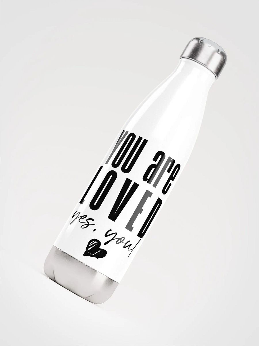 You are Loved Stainless Steel Bottle - white product image (4)