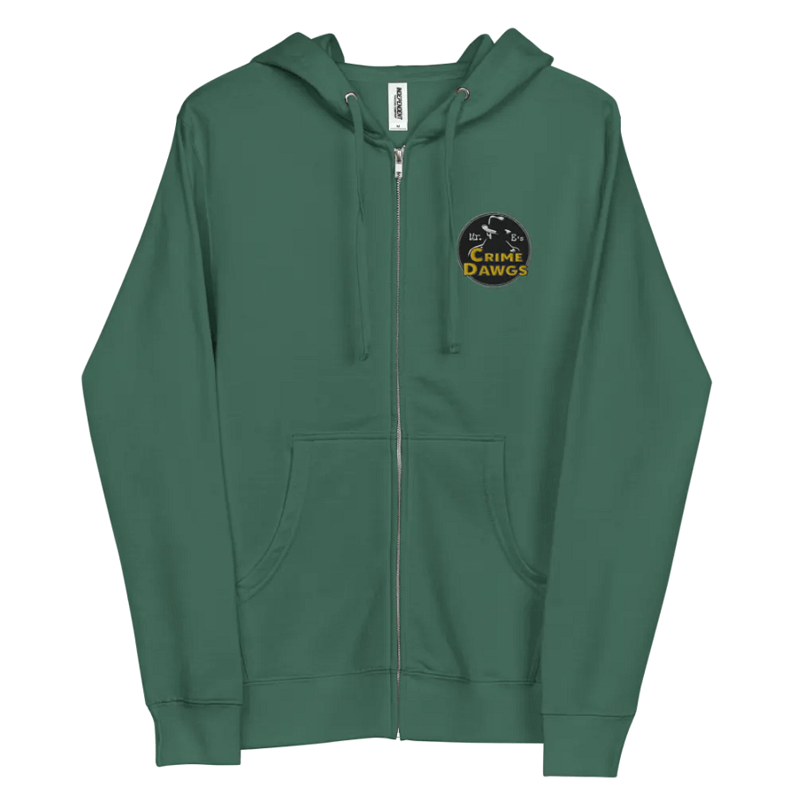 Mr. E's Official Crime DAWGS Embroidered Zip-Up Hoodie product image (5)