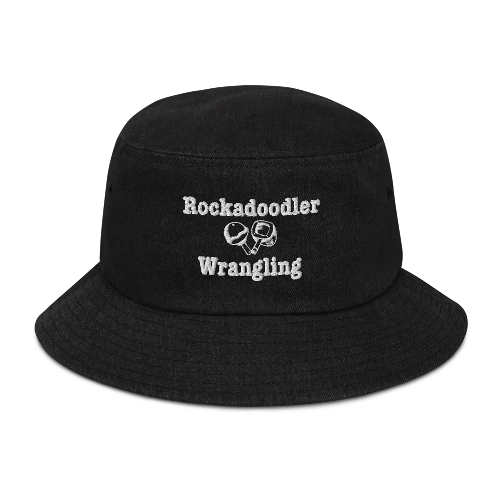 Rockadoodler Wrangling Embroidered Denim Bucket Hat product image (1)