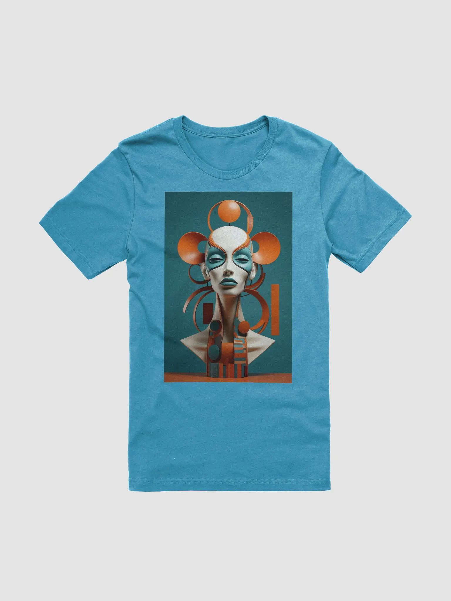 Futuristic Abstract Head Sculpture T-Shirt product image (9)