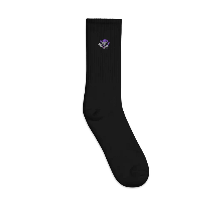 Skele-Gamer Embroidered Crew Socks product image (1)