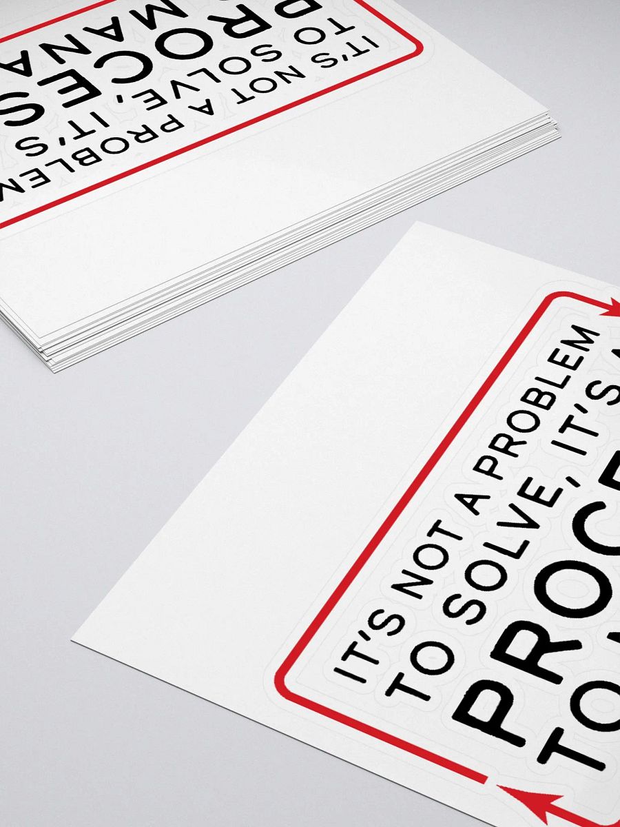 Process To Manage (Die-Cut Sticker) product image (4)