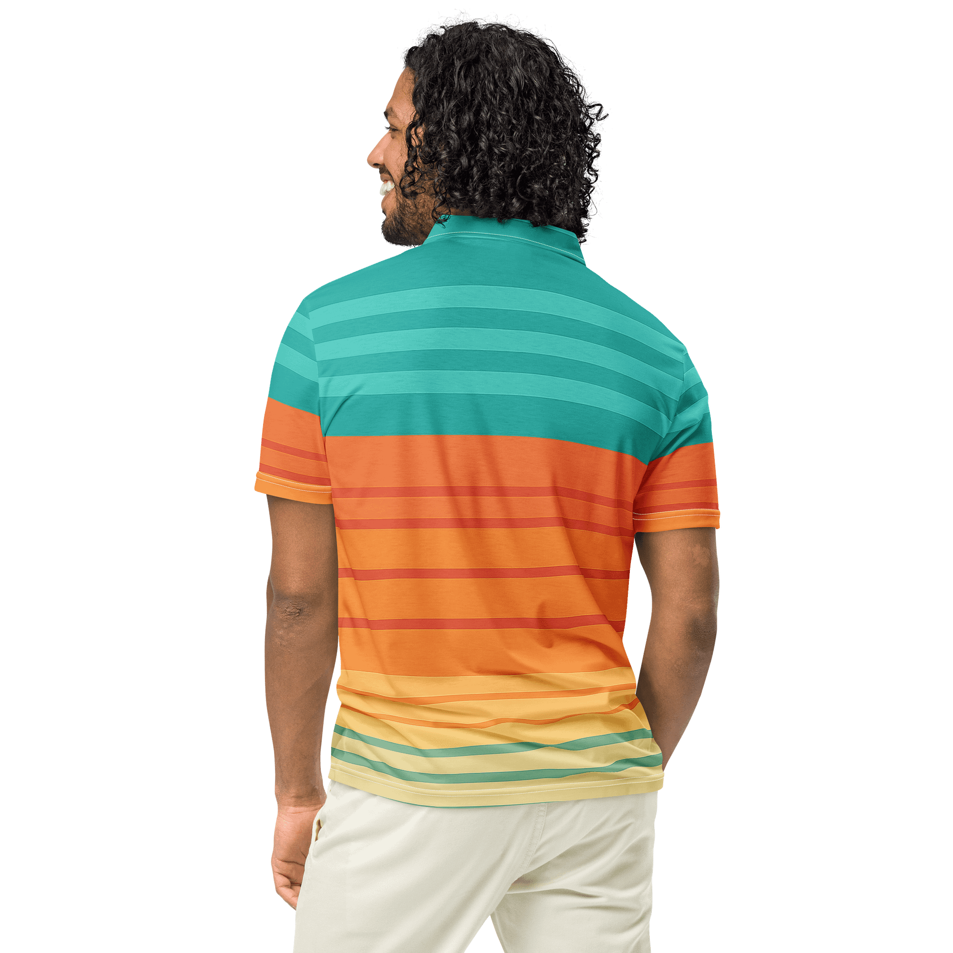 🌅 ZENITH Gradient Stripes Polo product image (7)