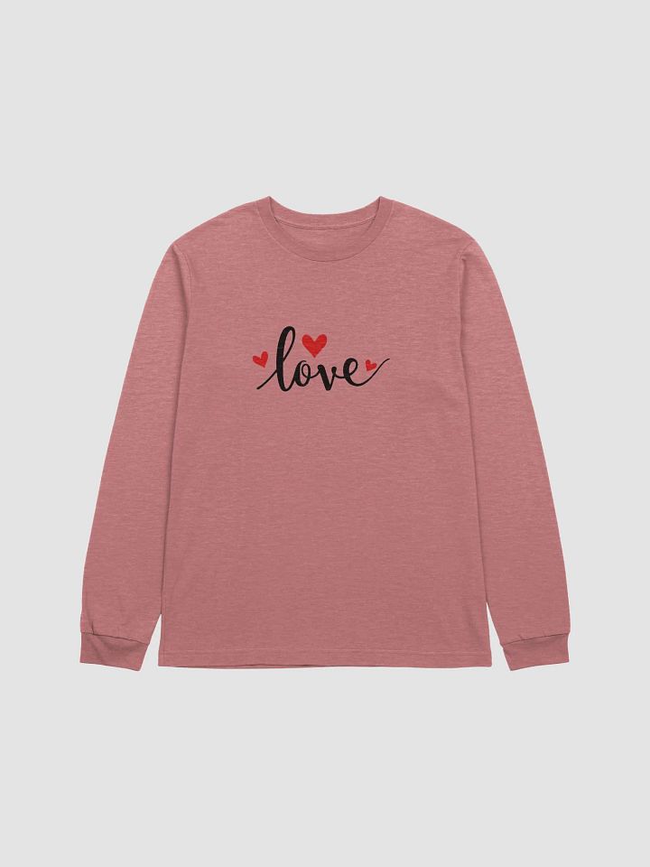 Love Script Hearts Long Sleeve Tee product image (20)