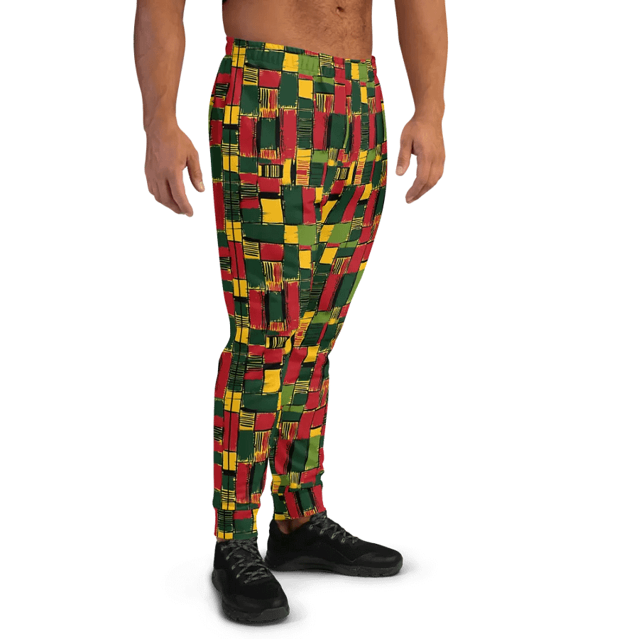 Roots of Africa: All-Over Print Recycled Men's Joggers product image (5)