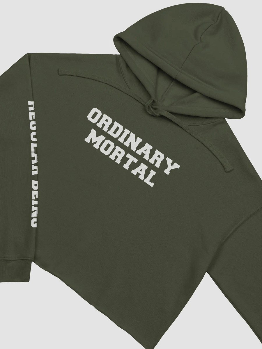 (2 sided) Ordinary Human fleece crop hoodie product image (4)