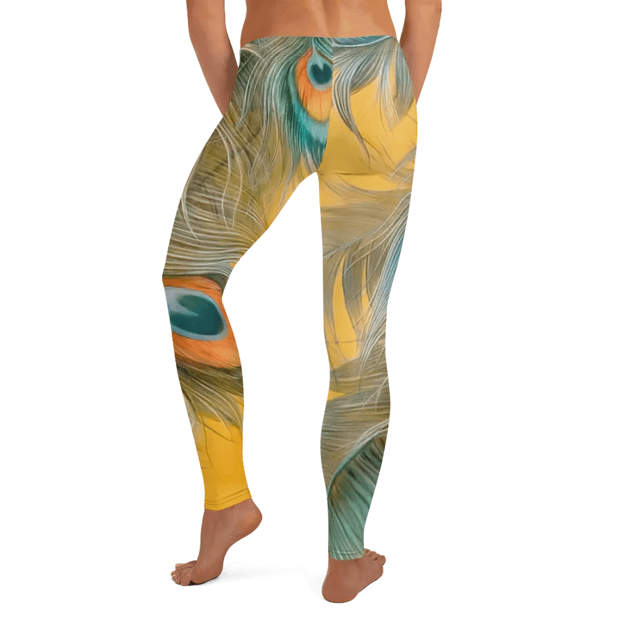 Peacock Feathers Paradise Leggings product image (8)