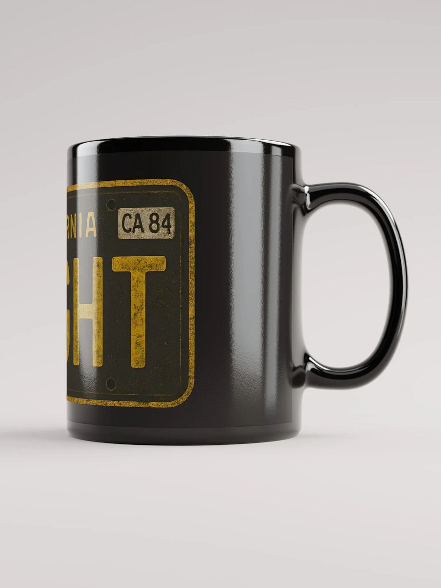 Black License Plate Mug product image (1)
