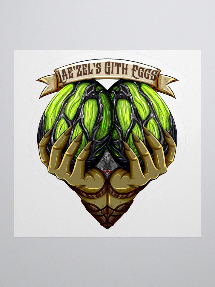 Lae'zel Gith Eggs Stickers product image (2)