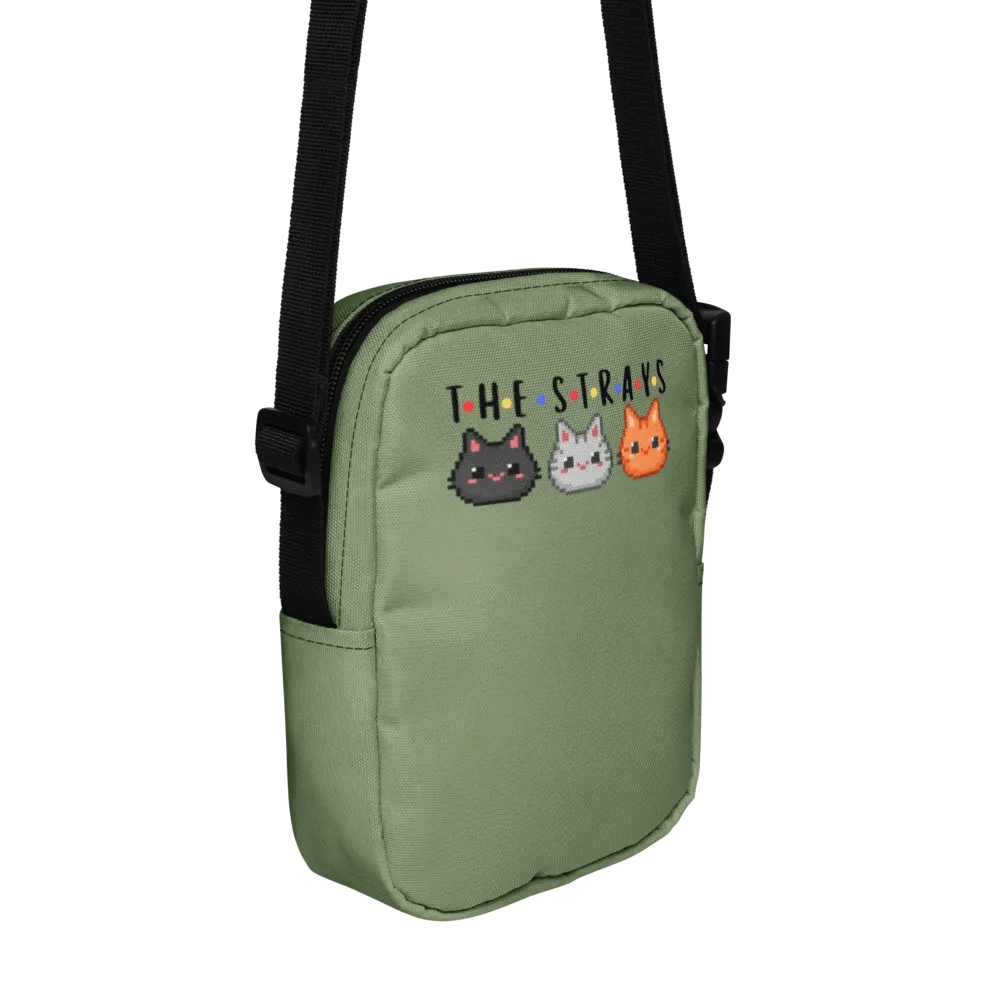 Cozy Cat Gaming Crossbody Bag - Green product image (3)