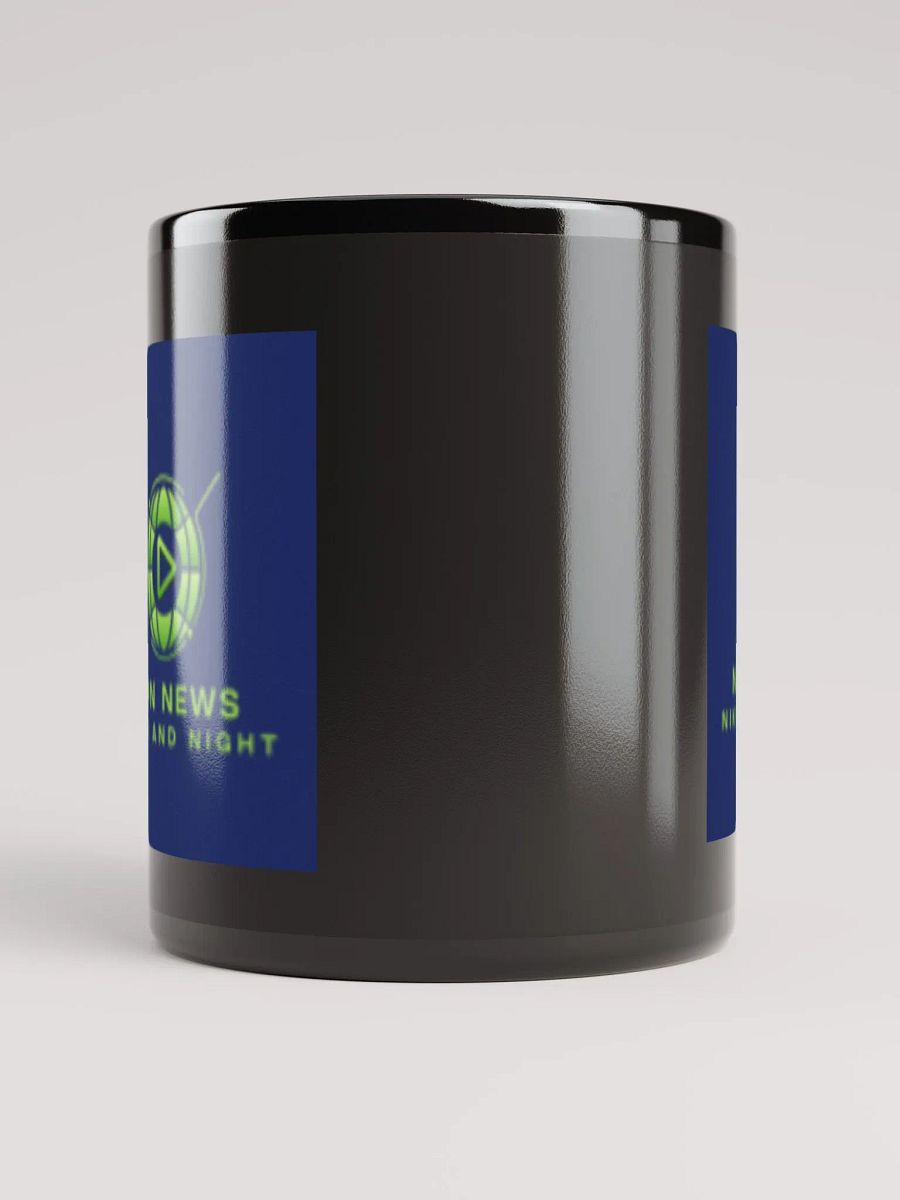 N@N NEWS Logo Black Glossy Mug product image (9)