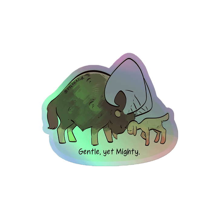 Holo Ram and Baby Lamb Sticker product image (2)