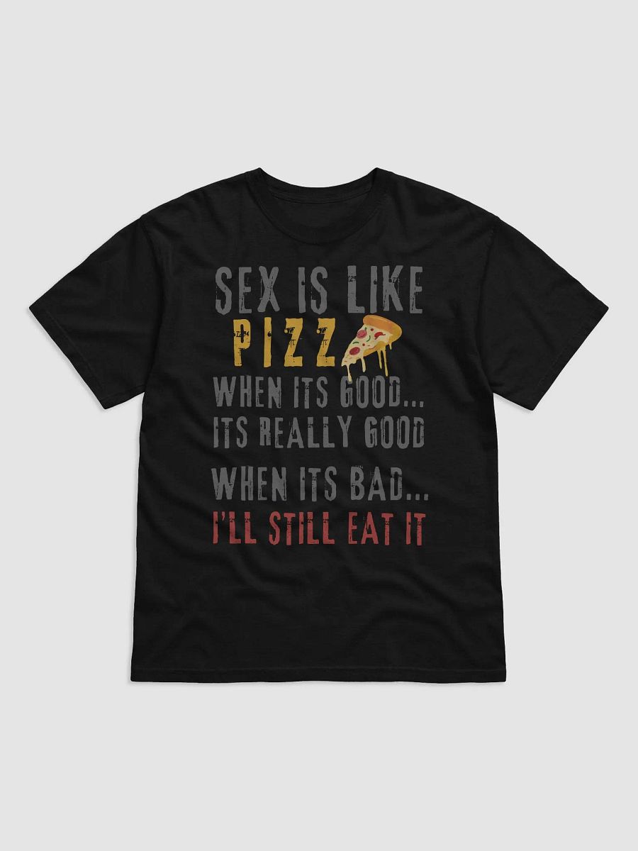 Sex and pizza T-shirt product image (1)