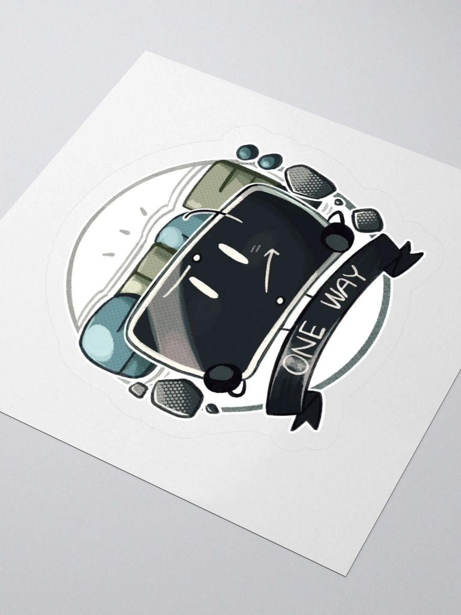 One Way Sticker product image (3)