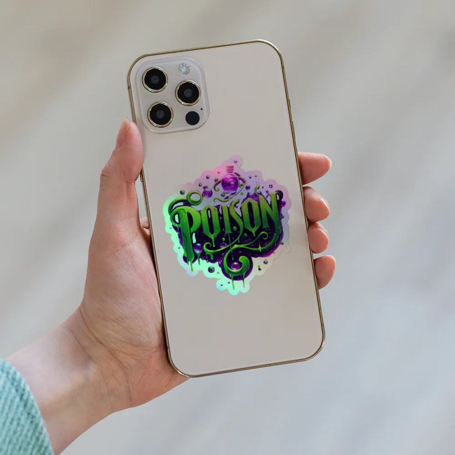 Poison Holographic Sticker Set product image (8)