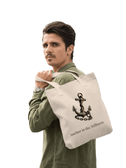 Carry Hope with You: The Anchor in the Stillness Tote product image (1)
