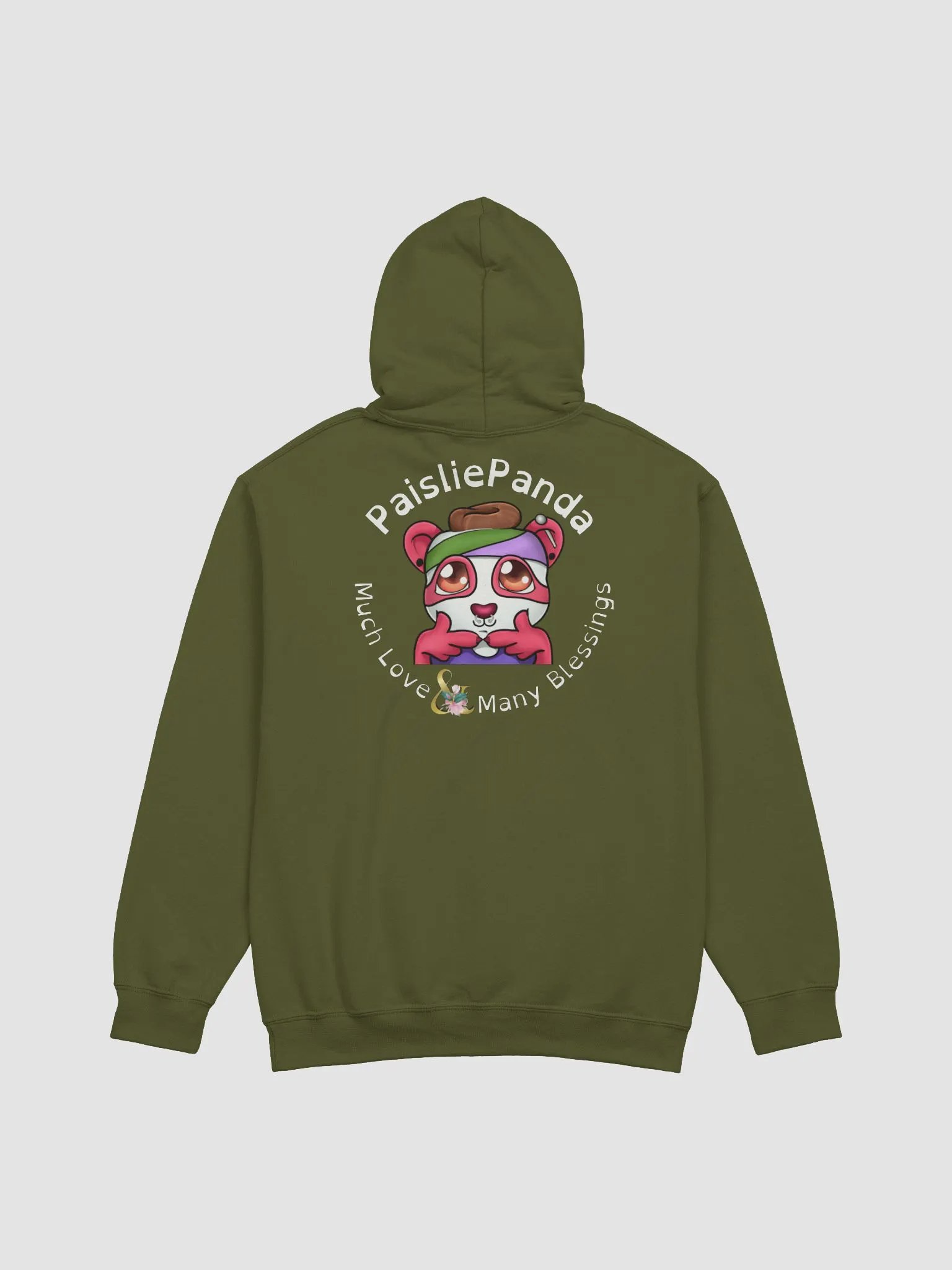 PaisliePanda UwU Hoodie w/ Light Text product image (11)