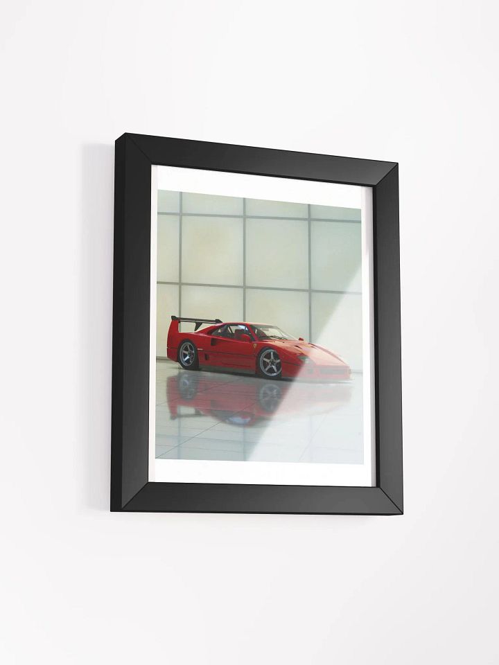 Ferrari F40 LM Garage Toy Framed Poster product image (2)