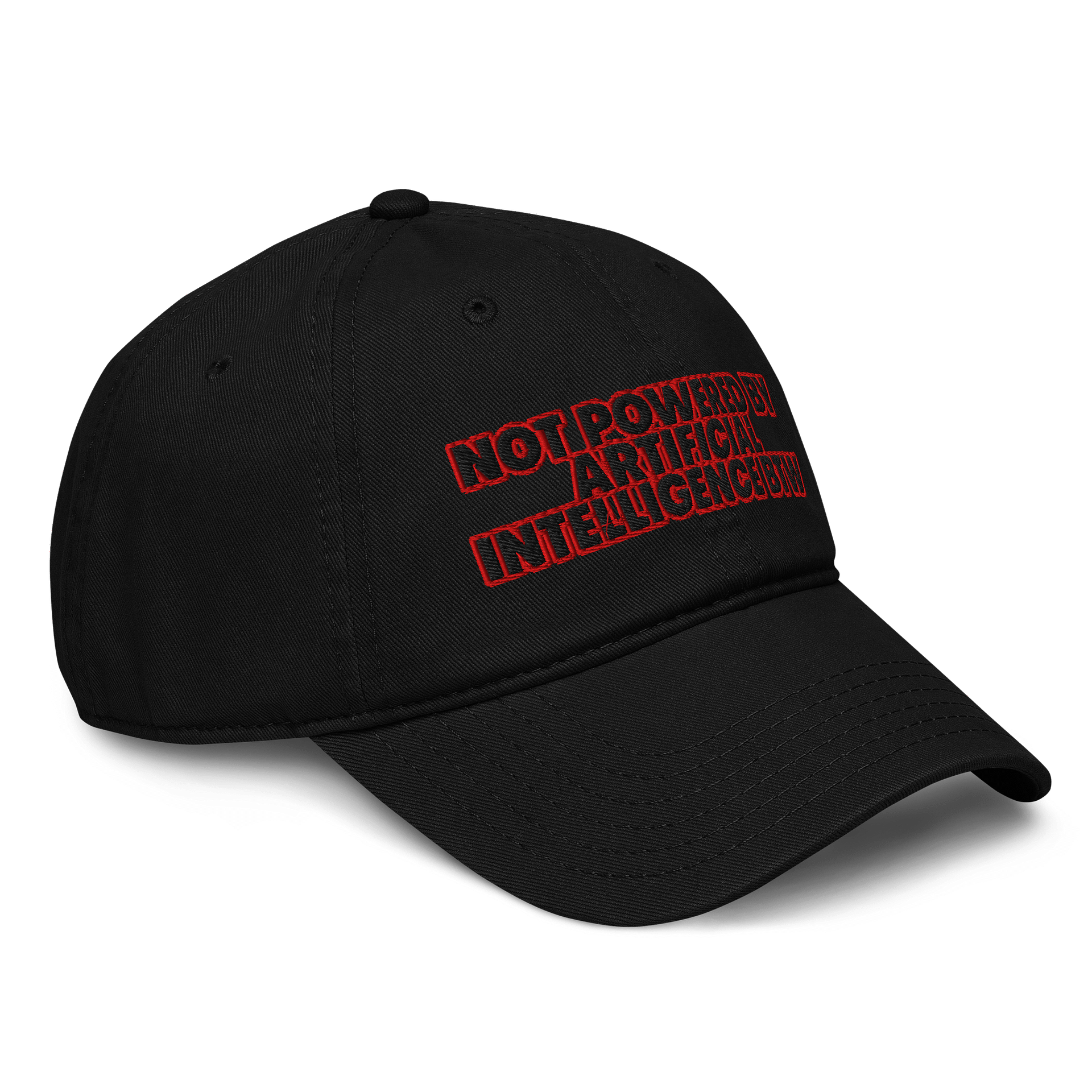 not powered by AI – Baseball Cap product image (4)