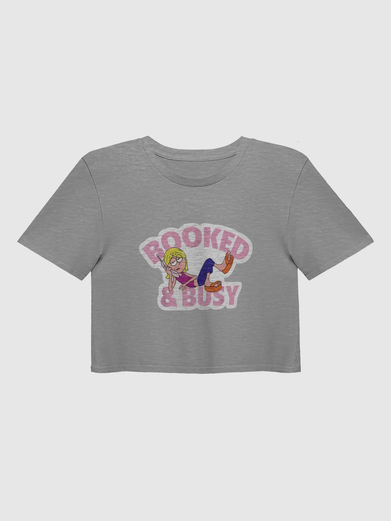 Booked & Busy Premium Crop Top product image (5)