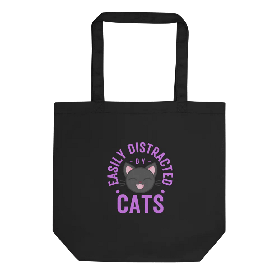 Whimsical Cat Eco Tote Bag product image (2)