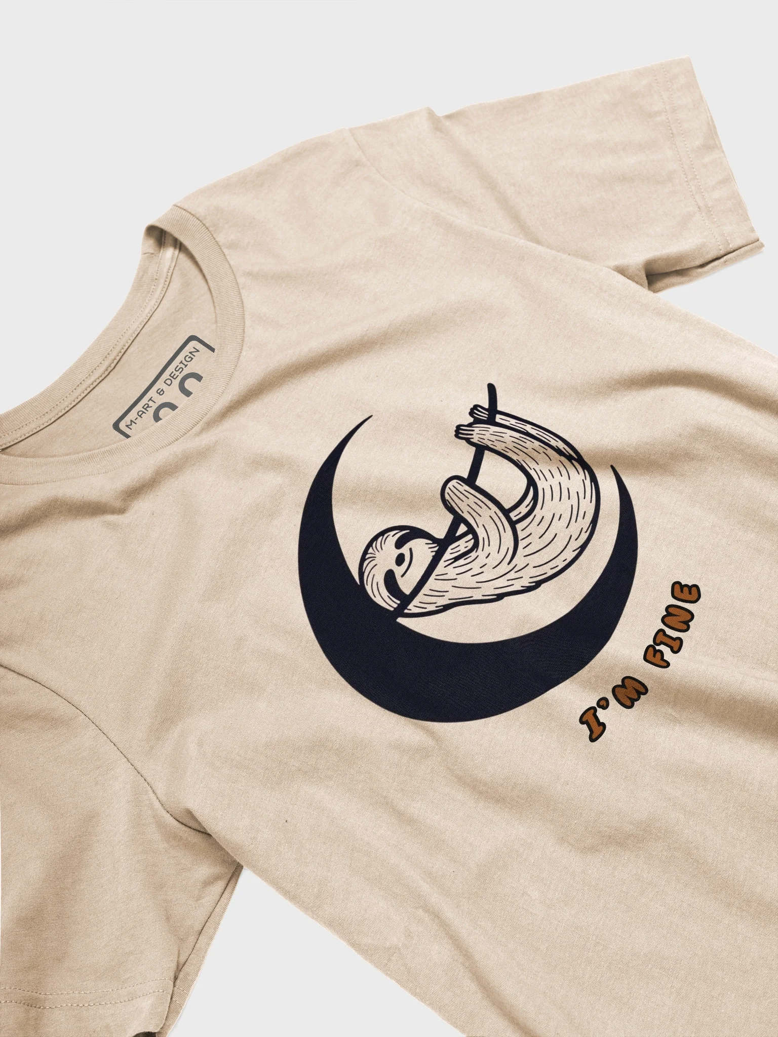 Lunar Sloth 'I'm Fine' Tee product image (3)