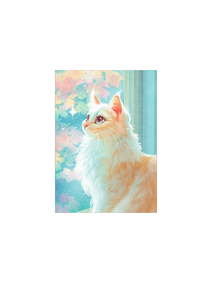 Through the window | Matte paper poster product image (1)