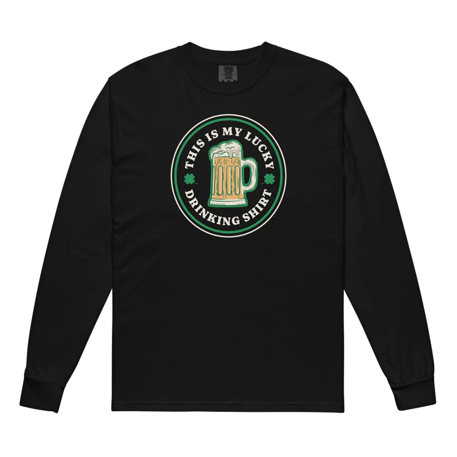 Lucky Drinking Shirt Long Sleeve product image (7)