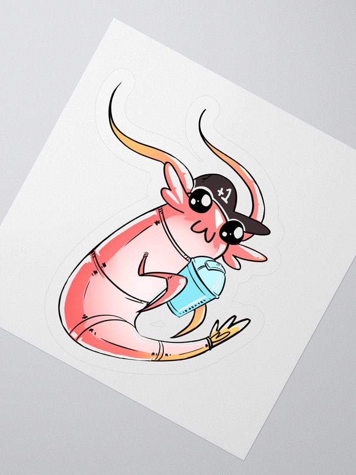 +1 Shrimp Shaker Sticker product image (2)