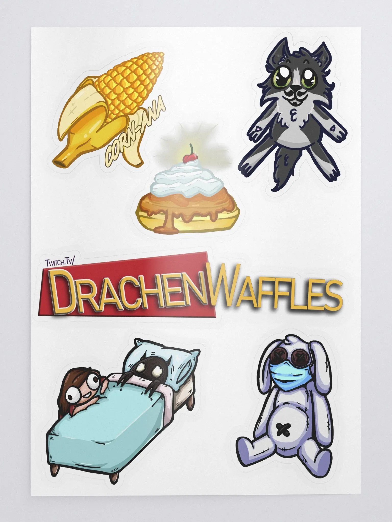 DrachenWaffles Sticker Pack product image (1)