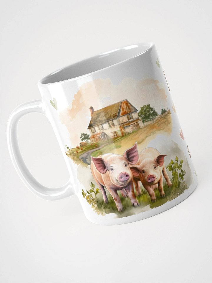 Curly Tails & Floppy Ears Pig Mug product image (1)