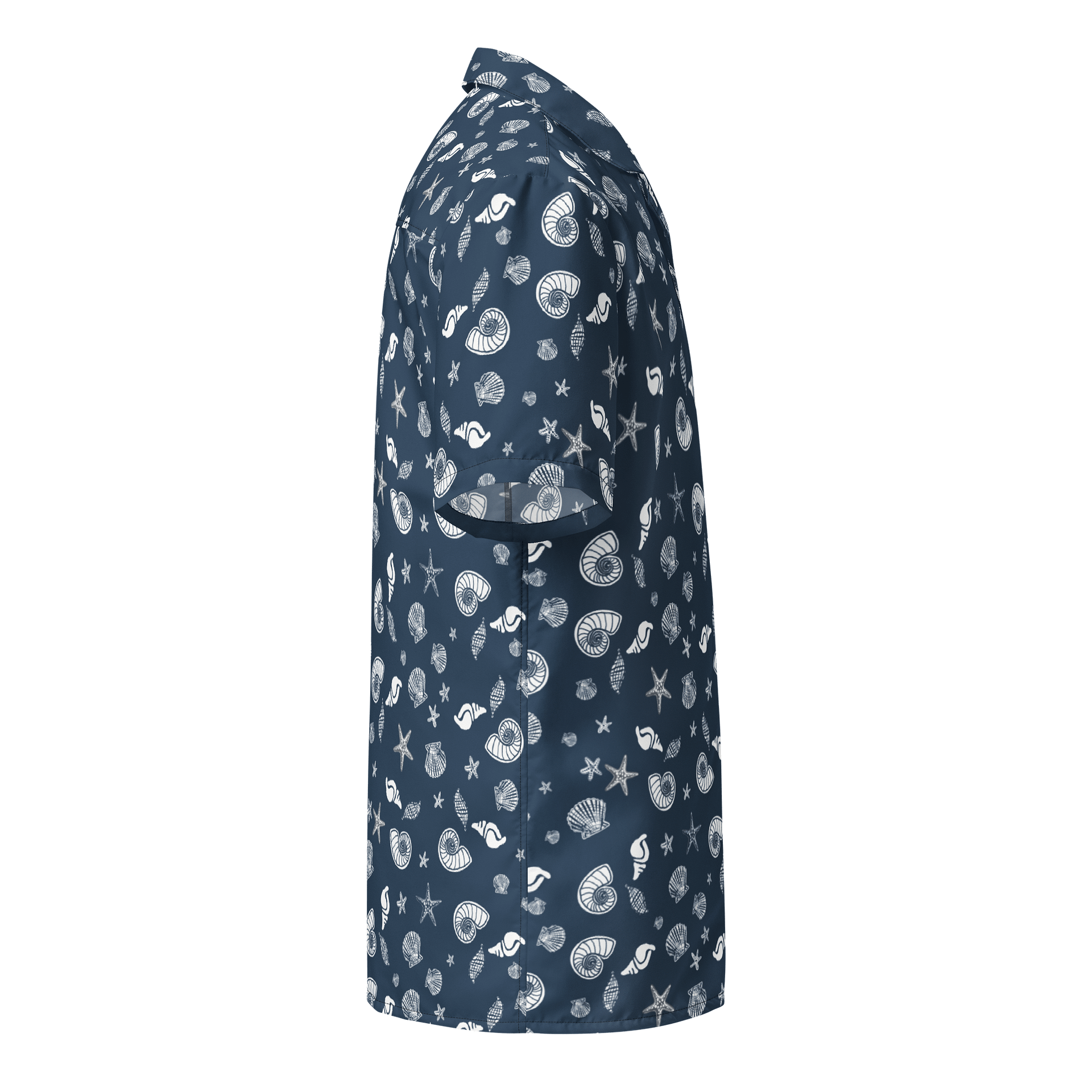 Navy Shells Hawaiian Shirt product image (6)