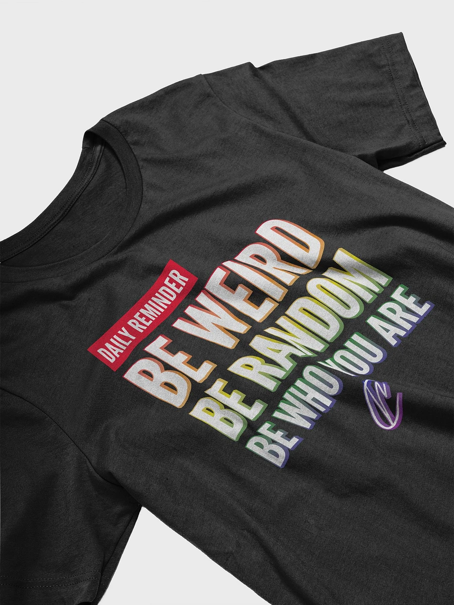 Rainbow Be Weird - Black TShirt product image (3)
