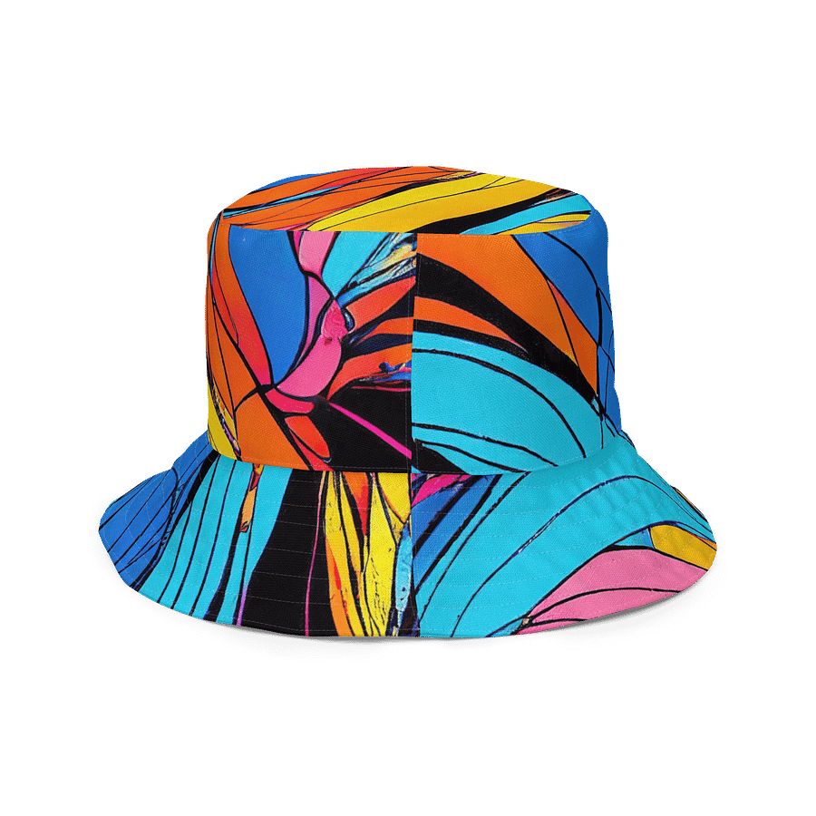 Vibrant Wave All-Over Bucket Hat product image (6)