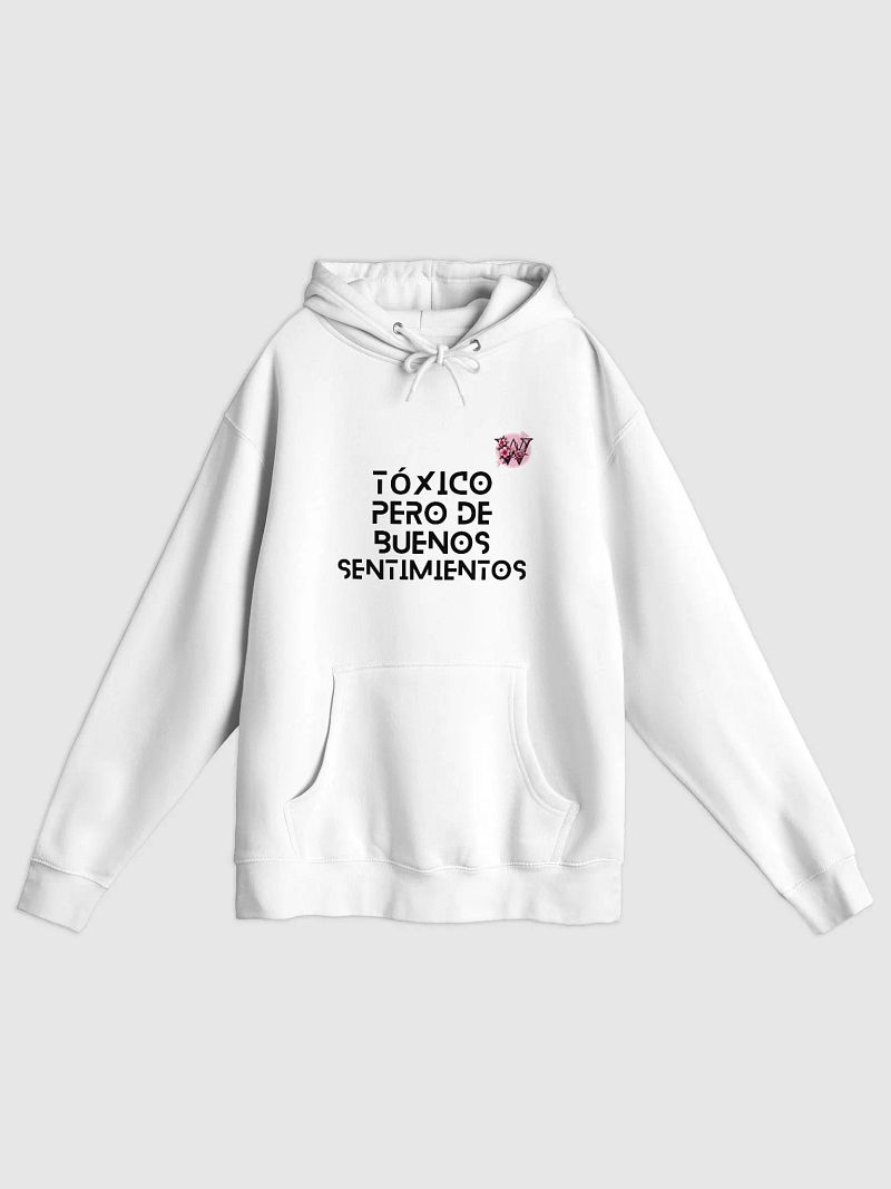 Sudadera con capucha (TÓXICO COLOR BLANCO)