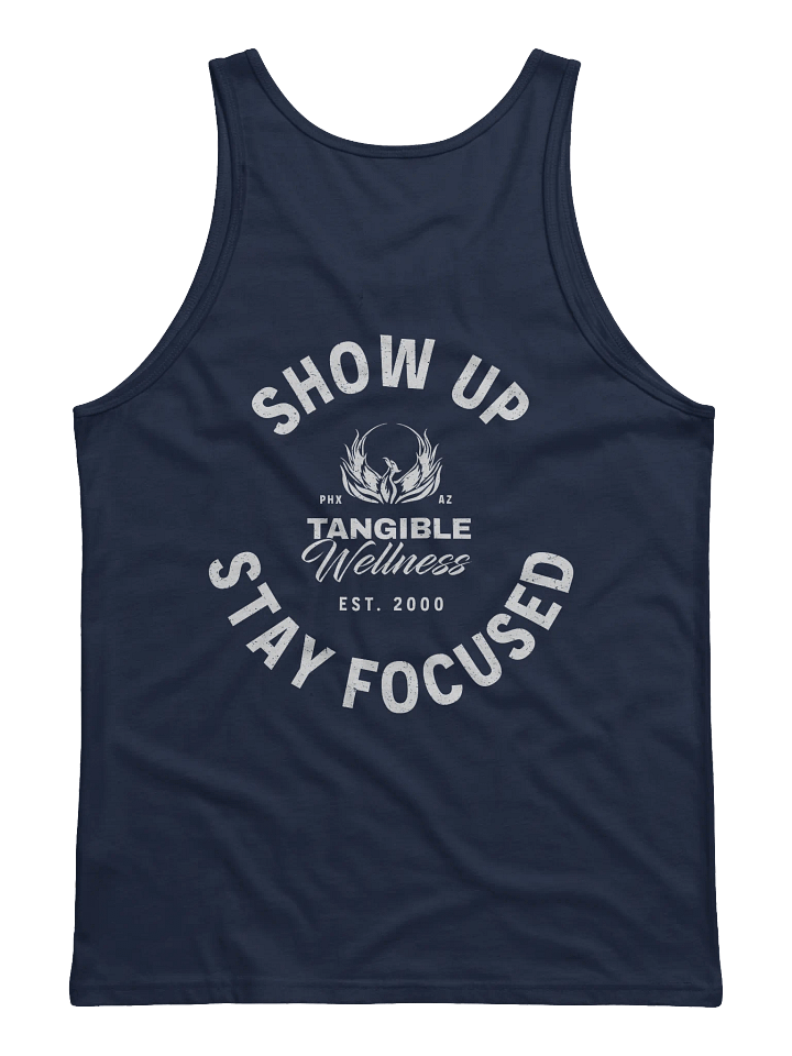 Show Up, Stay Focused Tank – Dark Colors product image (1)
