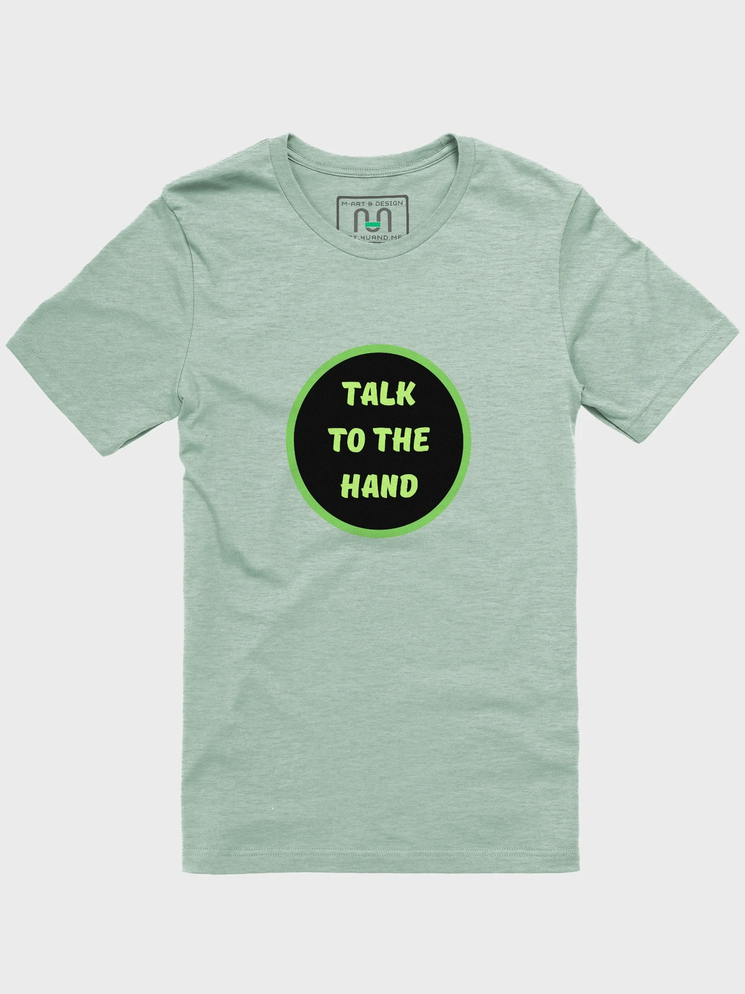 Empowerment 'HAND' Circle Graphic Tee - green product image (1)