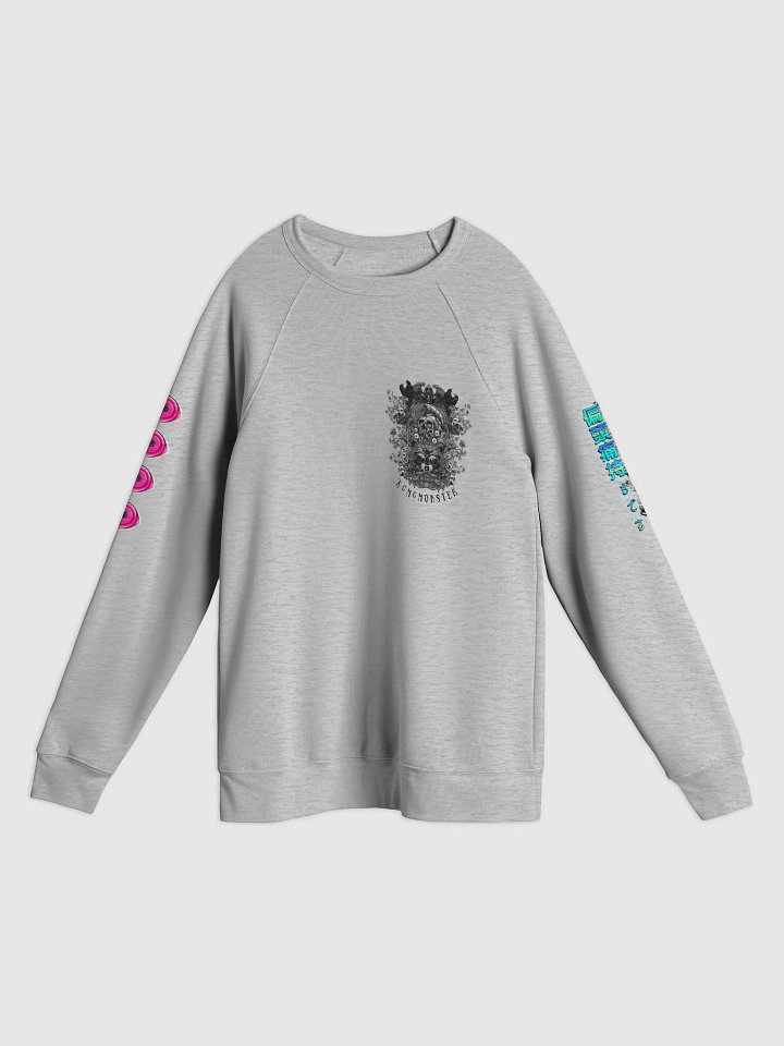 Yokai Migraine: Bella Unisex Sponge Fleece Raglan Sweatshirt product image (1)
