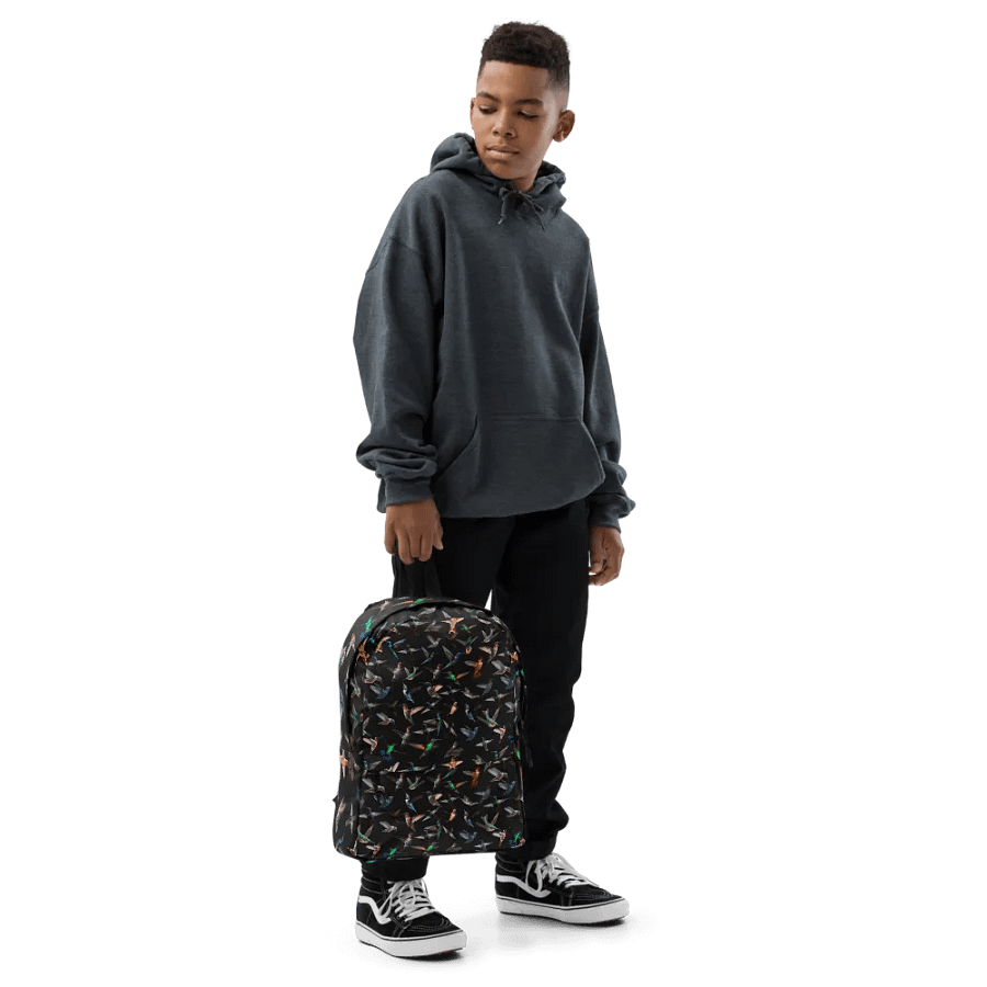 Vibrant Hummingbird Flight Backpack for birders moms dads friends product image (6)