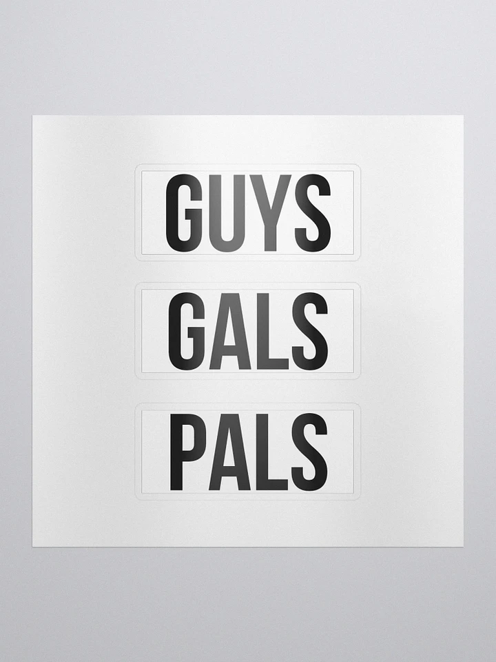 Guys Gals Pals Stickers product image (1)