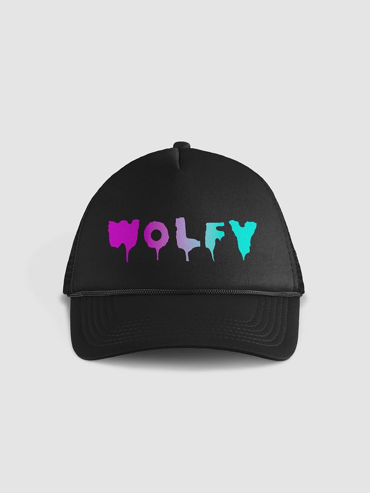 Wolfy Fusion Trucker Hat (Pink-teal) product image (3)