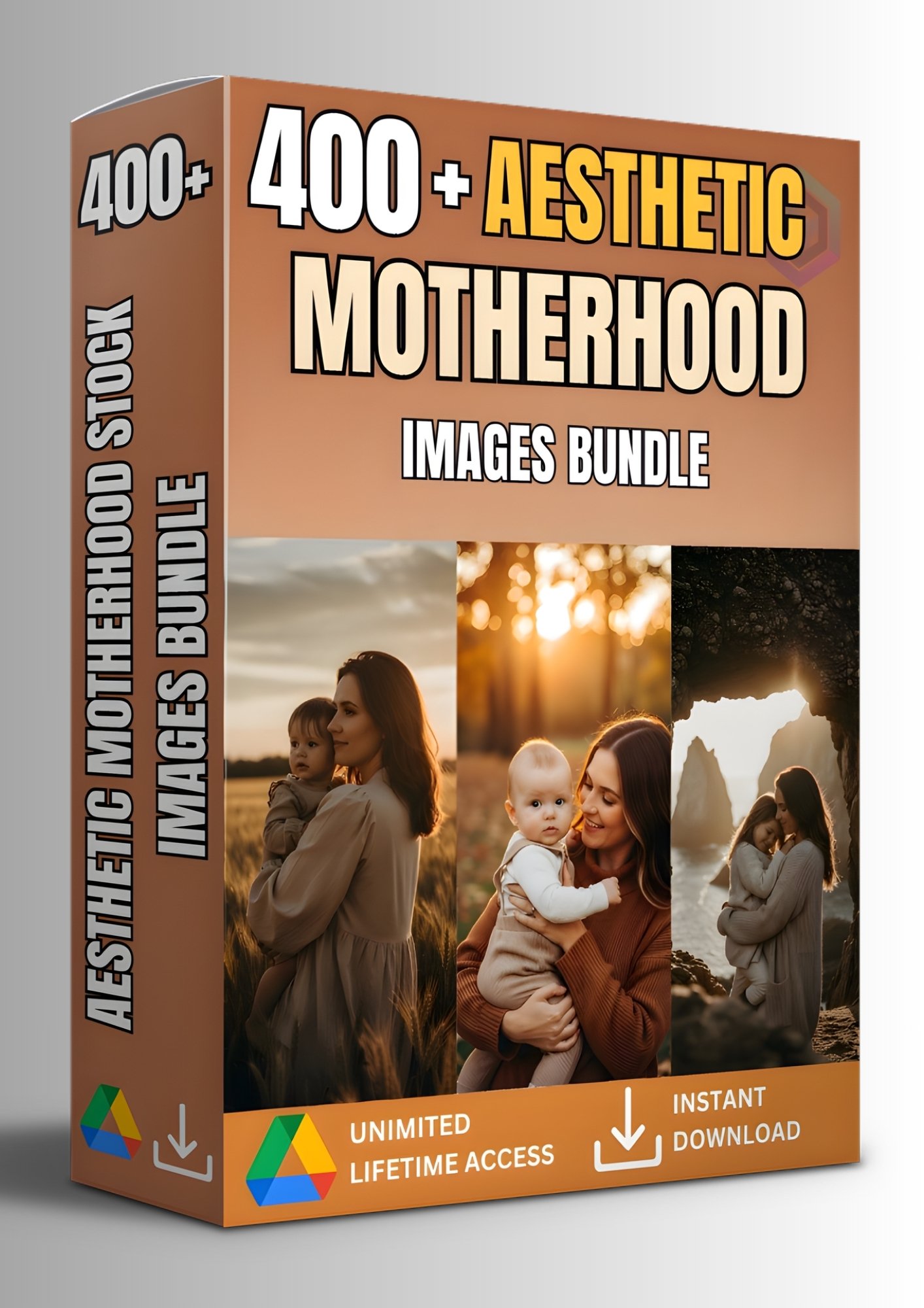 400+ AESTHETIC MOTHERHOOD STOCK PHOTOS BUNDLE FOR HEARTWARMING VISUALS product image (1)